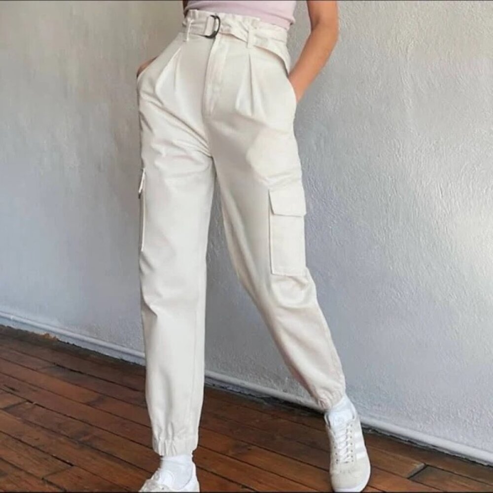 Aritzia Sunday Best Cream Jogger Pants